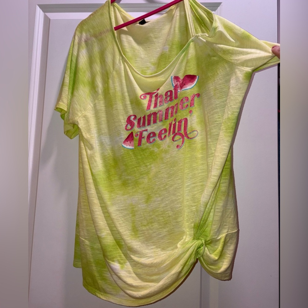 Torrid Asymmetrical Neon Top